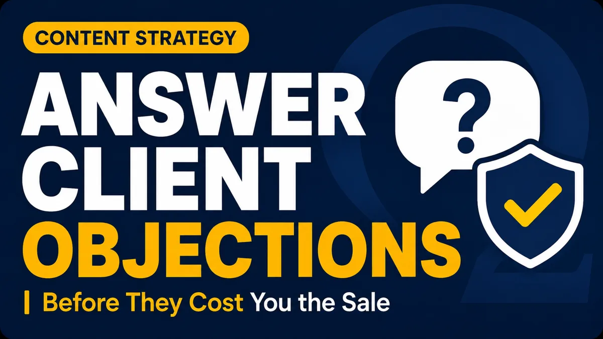 How to Answer Client Objections in Your Short-Form Content